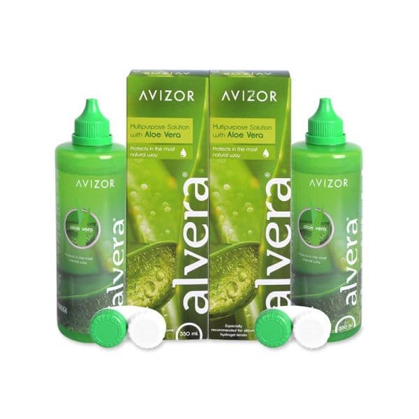 Avizor Solução de Lentes com Aloe Vera 2x350ml