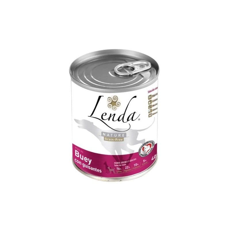 Lenda Lata Grain Free Buey con Guisantes 400 gr