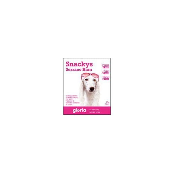 Gloria Pets Snackys Corações de Presunto 75 g