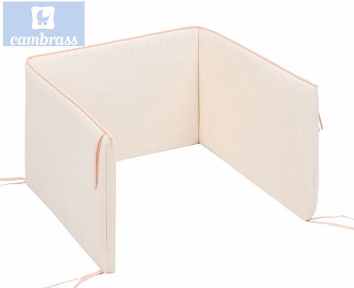 CAMBRASS - PROTETOR PARA CAMA DE GRADES 60 ( 60) 60x40 CM ASTRA ROSA