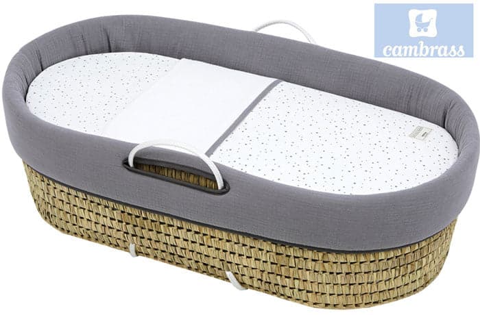 CAMBRASS - CESTO ACOLCHOADO ASTRA CINZA 44X81CM