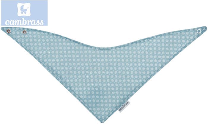CAMBRASS - BANDANA BABETE ASTRA AZUL / FLORES 38x18 CM