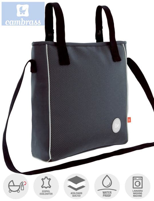 CAMBRASS - SACO DE MATERNIDADE URBANY CINZA 10x34x33 CM