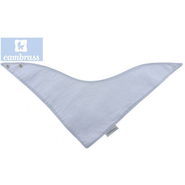 Cambrass Bandana Céu Azul / Chuva Babete 38x18 cm