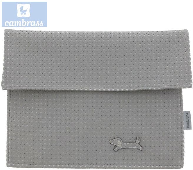 CAMBRASS - PORTA DOCUMENTOS CINZA PARIS 3x17x25 CM