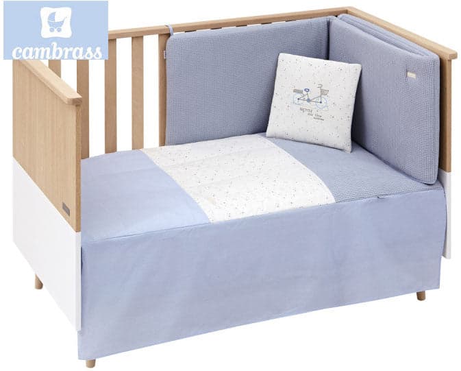 CAMBRASS - CONJUNTO COLCHA 2 PCS. CÉU CELESTE 60x120 CM