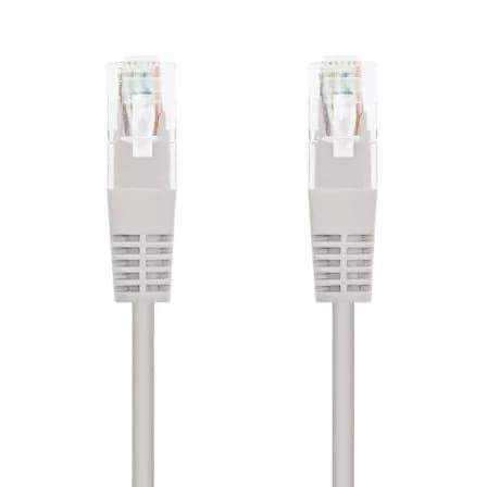 Cabo de Rede RJ45 UTP Nanocable / Cat.6 / 3m / Gris / 10.20.0403