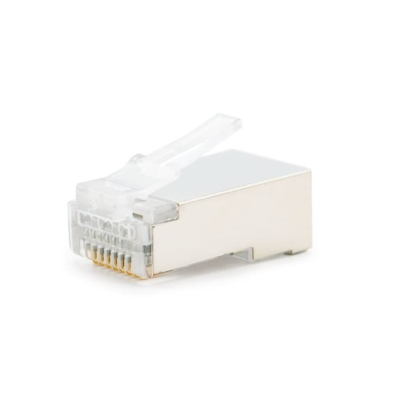 Conector RJ45 Nanocable Cat.5e Preto - Pack com 10 Unidades