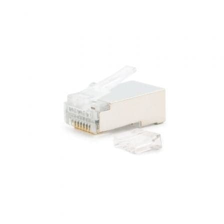 Conector RJ45 Nanocable / Cat.6 / 10 uds / Preto / NAN-CONECTOR_10_21_0203