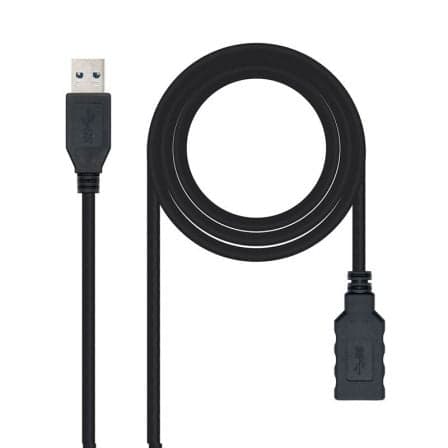 Nanocable Cabo USB 3.0 Tipo A/M-A/H 2m - 10.01.0902-BK