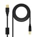 Cabo USB 2.0 Nanocable / Tipo-B Macho - USB Macho / 5m / Preto / 10.01.1205
