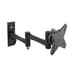 Suporte de Parede Tooq Tilt e Giratório 3 Pivots 13′ a 27′ Max. 15kg Preto