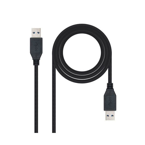 Nanocable Cabo USB 3.0 Tipo A/M-A/M 1m - 10.01.1001-BK