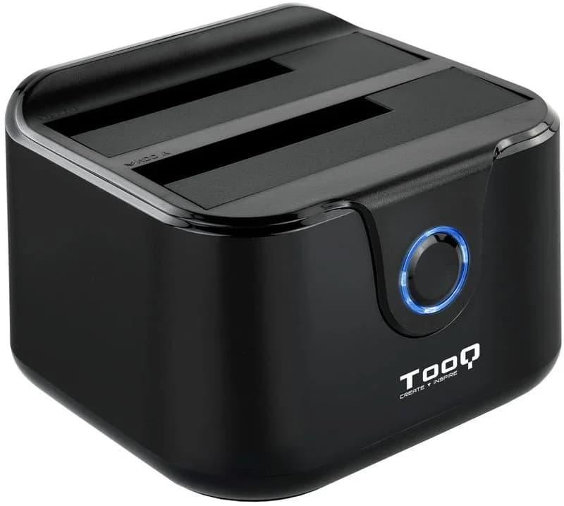 TooQ Dock Station Dupla SATA USB 3.0 Black - TQDS-802B