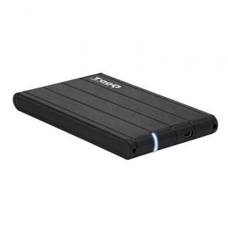 Caixa HDD Tooq 2.5" SATA (9,5mm) - USB 3.1 Gen 1 Preto