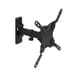 Suporte de Parede Tooq Tilt e Giratório 2 Pivots 13′ a 42′ 190mm Max. 20kg Preto