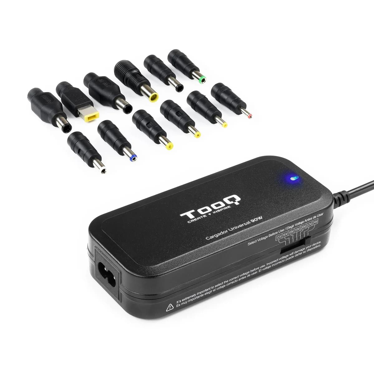 Carregador de Portátil Tooq 90W 1x USB Manual
