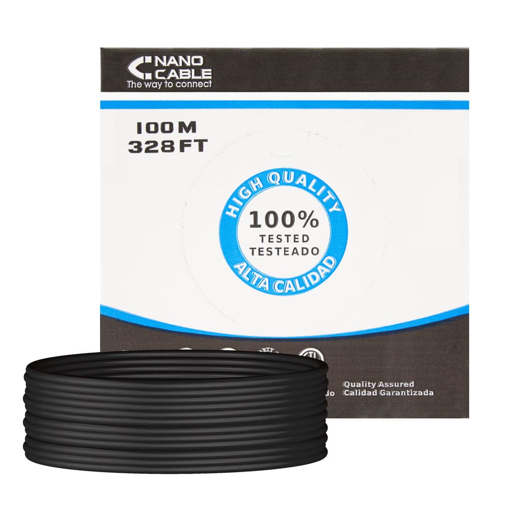 Bobina de Cabo Nanocable RJ45 CAT6 UTP Rígido100M Ex