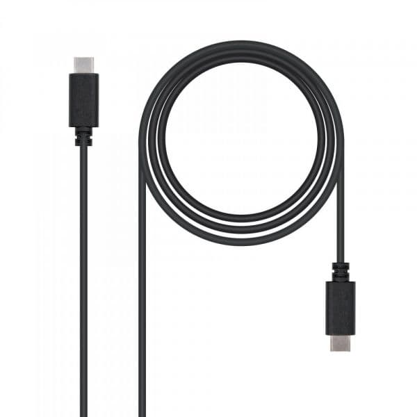 Nanocable Cabo usb C Macho - usb C Macho 1M (preto) - 10012301