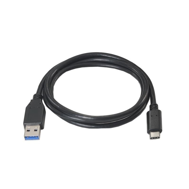 Cabo USB 3.1 Nanocable / Tipo-C Macho - Macho / 1m / Preto / 10.01.4001