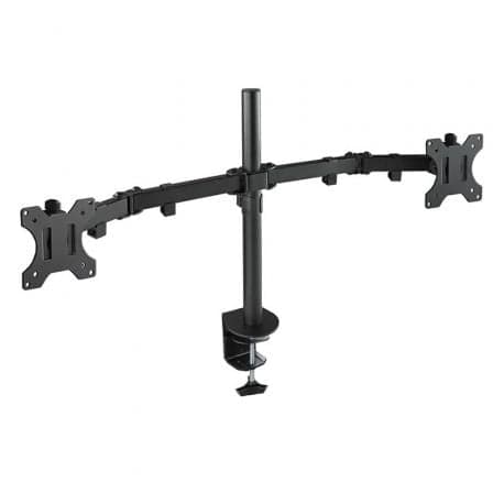 Suporte de Mesa Tooq Duplo Tilt e Giratório e Altura Ajustável 13″ – 32″ 8Kg Preto