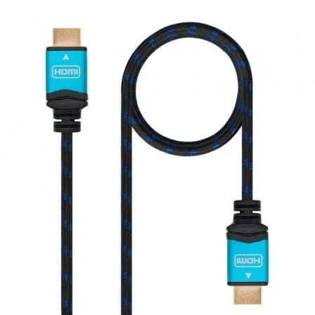 Cabo HDMI 2.0 NANO CABLE / 1m / Preto e Azul / 10.15.3701