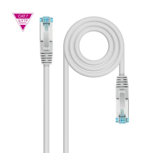 Nanocable Cabo de Rede SFTP RJ45 Cat.7 LSZH PIMF AWG26 7m Cinzento