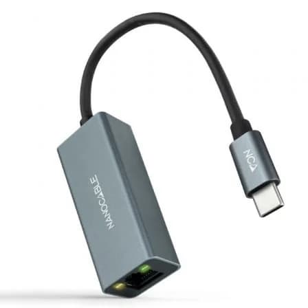 Nanocable Conversor Usb-c Macho - Conector RJ45 Fêmea (cinzento) - 10.03.0406
