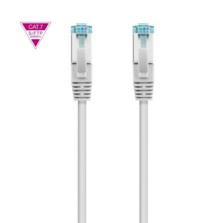 Nanocable - Cable de Red Cat.7 600MHZ LSZH SFTP PIMF AWG26, Gris, 1.5 m - 10.20.1701-L150