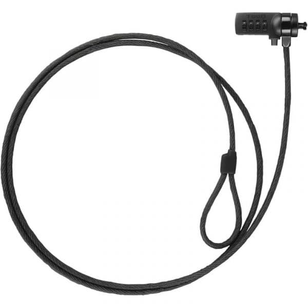 Cabo de Segurança TooQ TQCLKC0015-G com Combinação para Portáteis 1.5m Cinzento - TQCLKC0015-G
