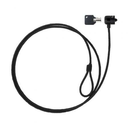 TooQ TQCLKC0025-G Cabo de Segurança com Chave para Portáteis 1.5m Cinzento
