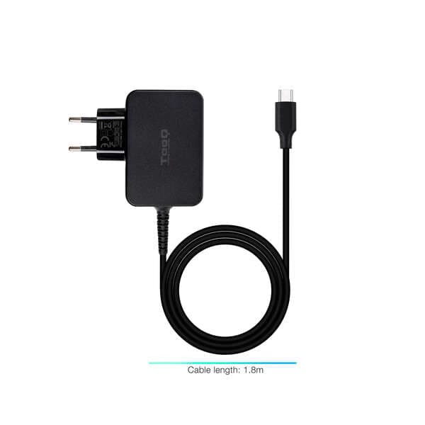 Cargador TooQ TQLC-USBCGAN65PD / USB Tipo-C / 65W / Automático / Voltaje 5-20V