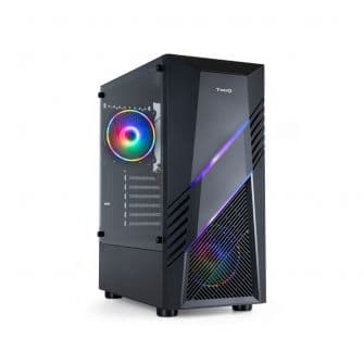 Caixa ATX TooQ BioHazard RGB c/ Vidro Temperado Preta