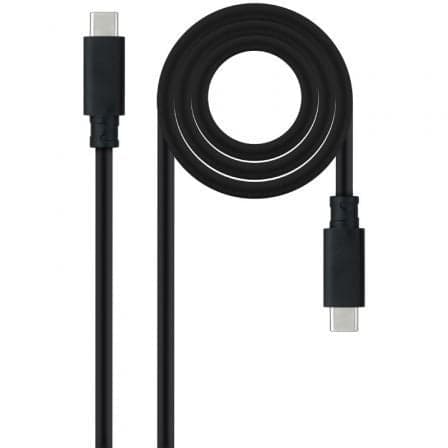 Cabo USB 3.2 USB-C M/M Nanocable 20Gbps 5A/100W 3M