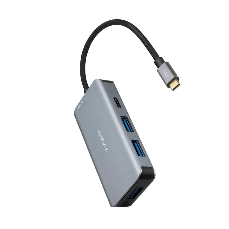 Nanocable Adapatador Hub "5-EM-1" USB-C - (3 X Usb-a 3.0 + USB-C + USB-C Pd 100W) - 10.16.1005
