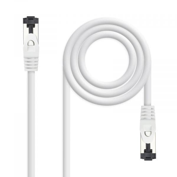 Nanocable 10.20.2001-W Cabo de Rede RJ45 Cat.8.1 S/FTP 1m Branco