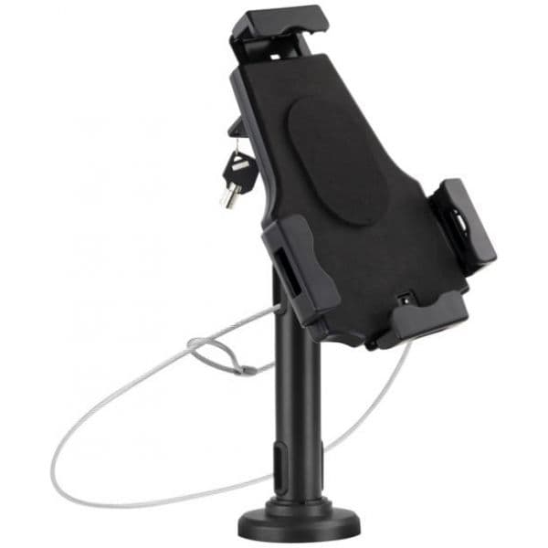 TooQ TQTDS0812 Suporte de Mesa/Parede Profissional Ajustável Antifurto para Smartphone/Tablet (7.9" a 10.5") Preto