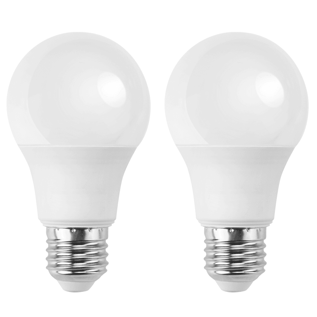 LED E27 10W A60 2PCS ( LÂMPADA GERAL )
