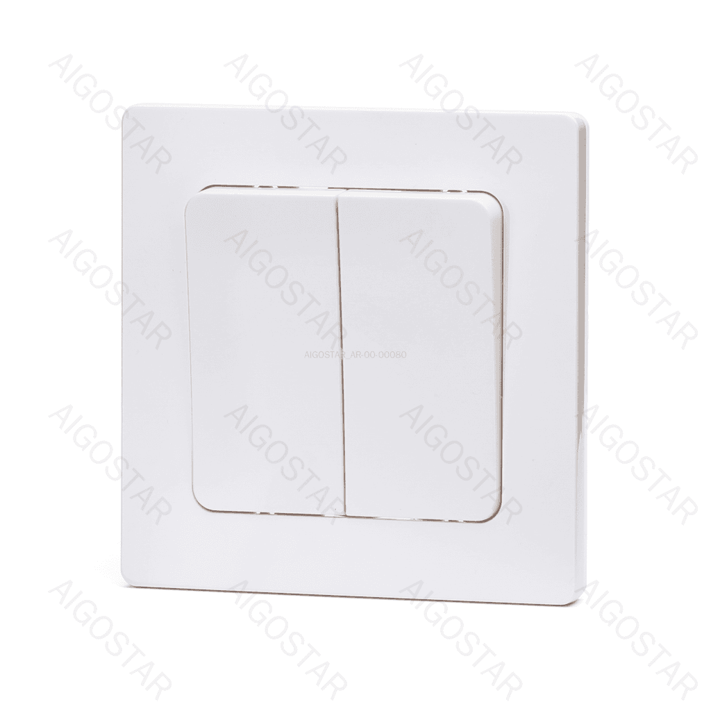 INTERRUPTOR ALEMÃO DE DUAS VIAS UNIDIRECIONAL BRANCO