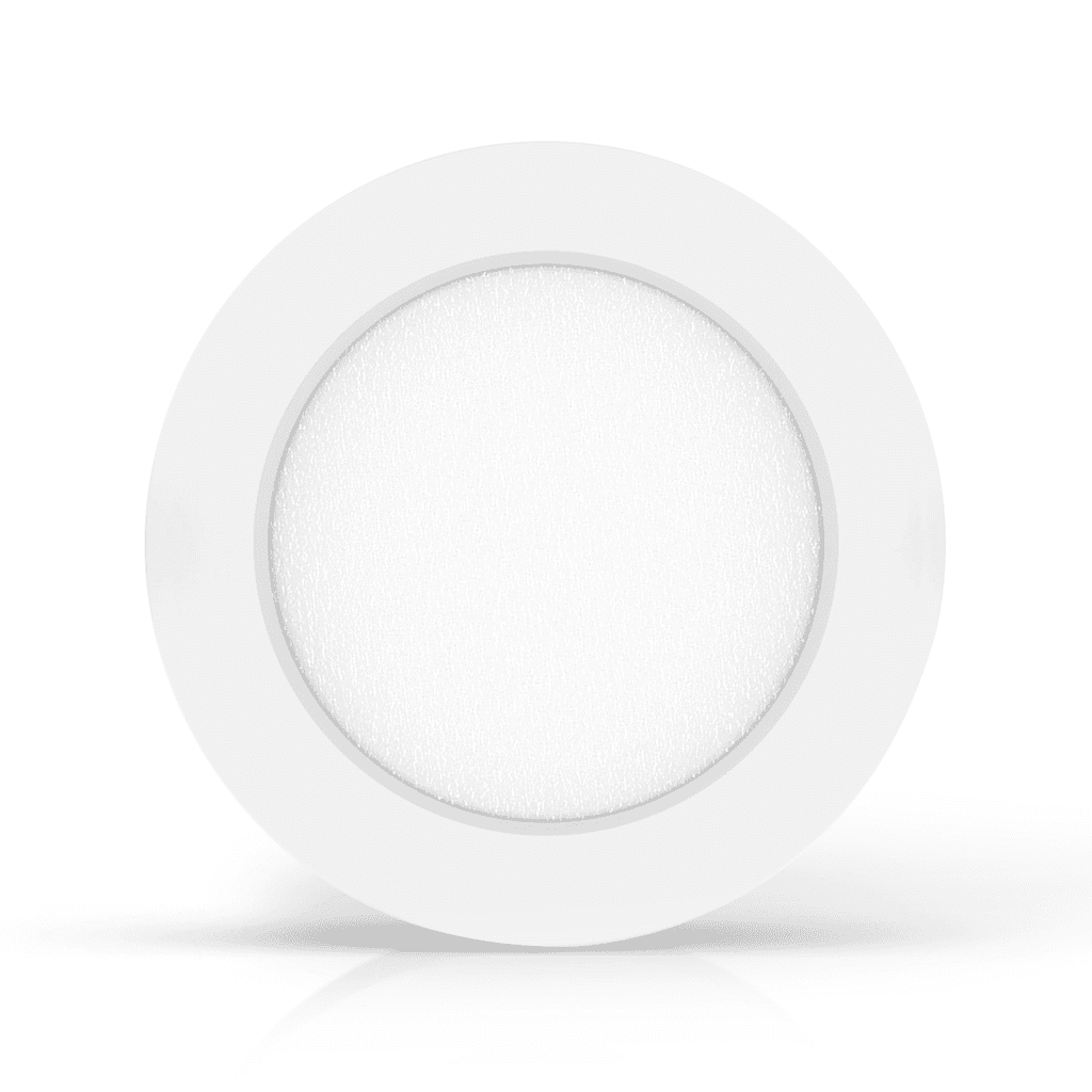 E6 LED MONTAGEM EM SUPERFICIE REDONDA 6W NATURAL