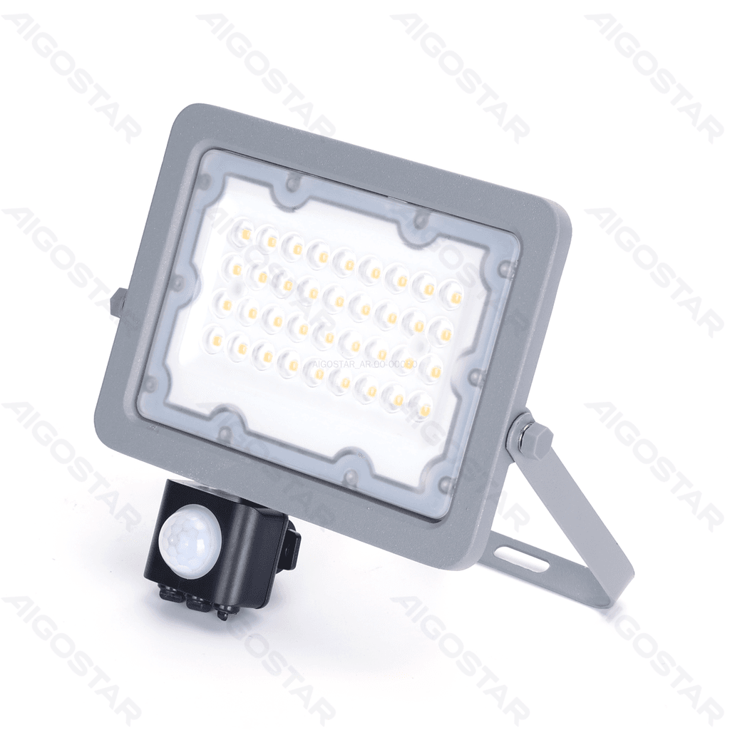 PROJETOR AIGOSTAR LED FINO COM SENSOR 30W
