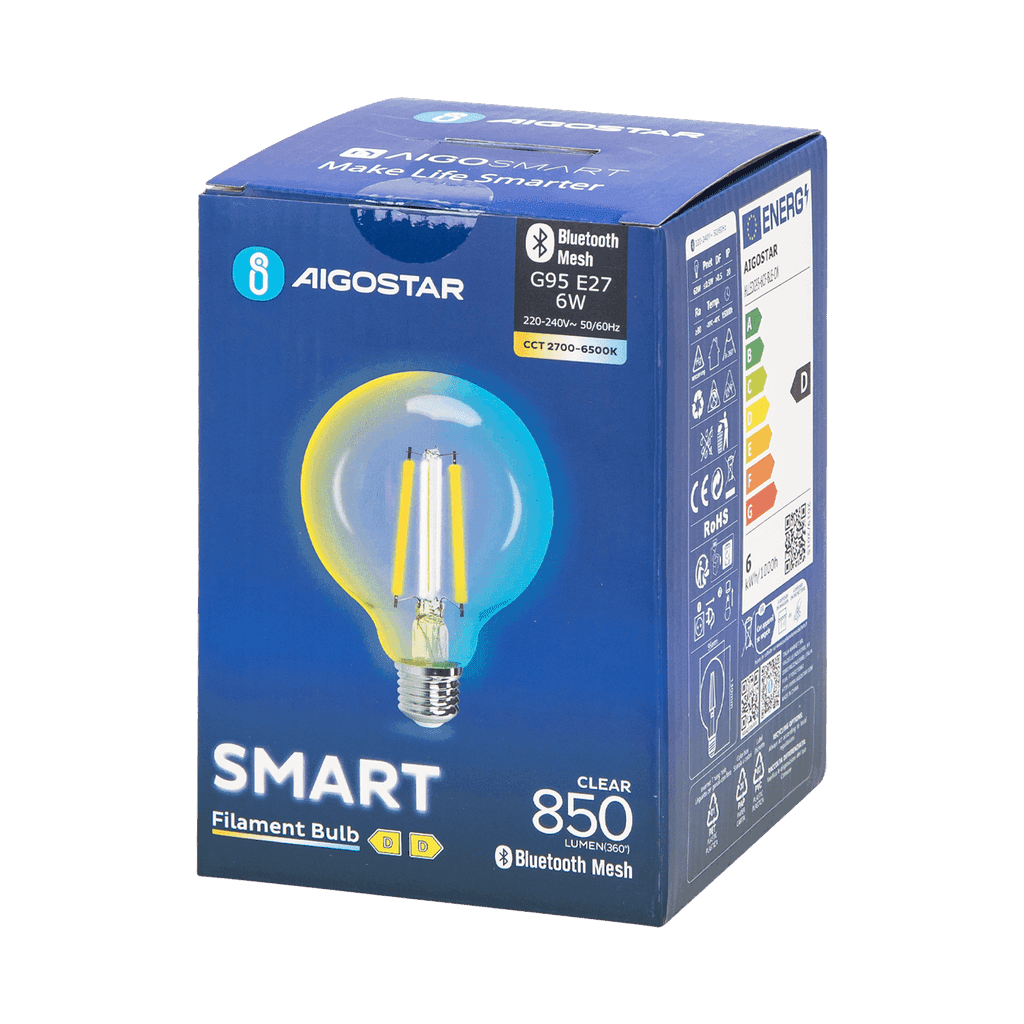 BLUETOOTH LÂMPADA DE FILAMENTO INTELIGENTE G95