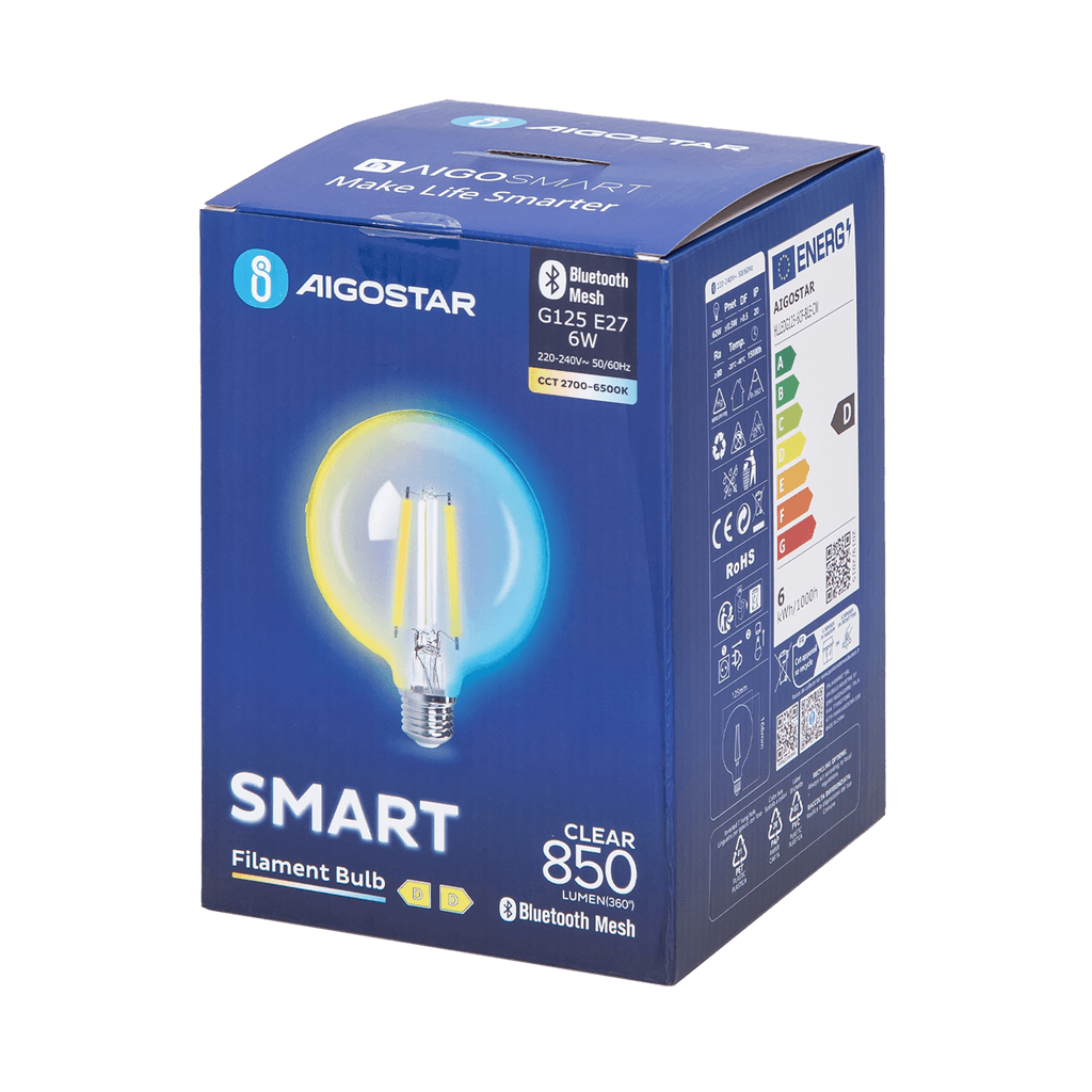 BLUETOOTH LÂMPADA DE FILAMENTO INTELIGENTE G125
