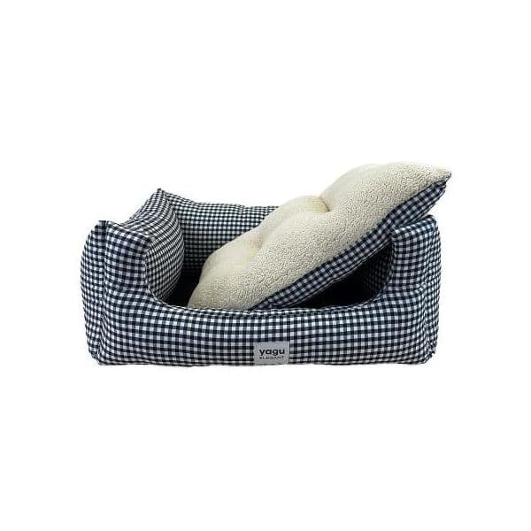 Yagu Berço Conforto Vichy para Cães e Gatos 63x47x23 cm