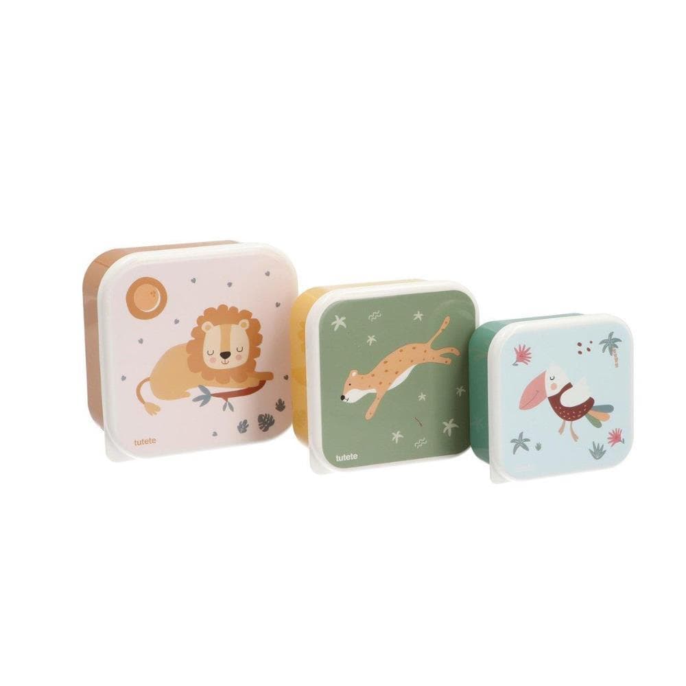 Tutete Set 3 Lancheiras Savannah