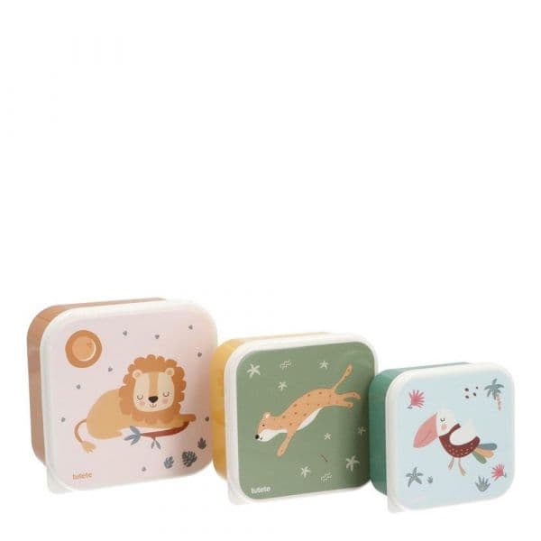 Tutete Set 3 Lancheiras Savannah
