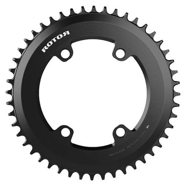 Rotor Prato Aero Oval Q Ring Bcd 110x4 52t Outer Black Outer Black 52t