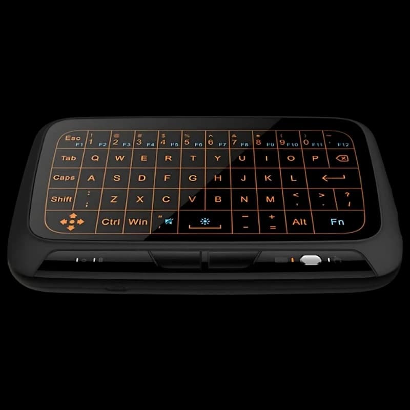 Mini teclado sem fio H18 Plus Toque Retroiluminação