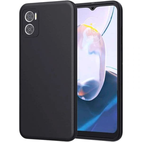 Crococase Capa Square Liquid Premium para Motorola Moto E22 Black