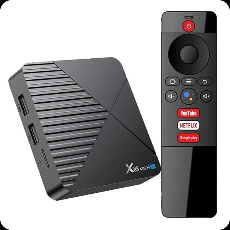 X88 Mini 13 TV RK3528 2GB/16GB Android 13 Preto - Android TV